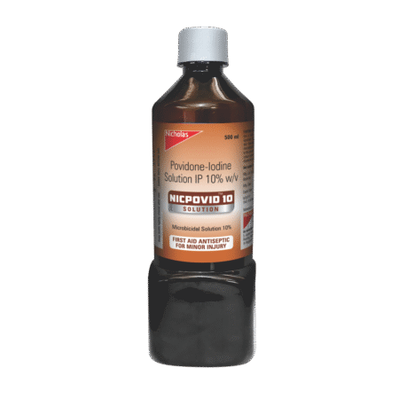 NICPOVID SOLUTION 10% 500ML