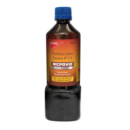 NICPOVID SOLUTION 5% 500ML