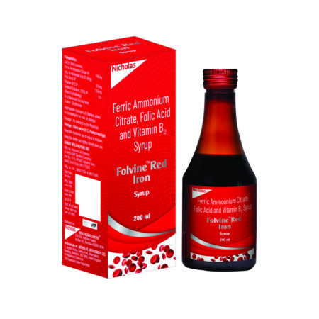FOLVINE RED SYRUP 200ML
