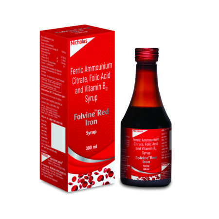 FOLVINE RED SYRUP 300ML