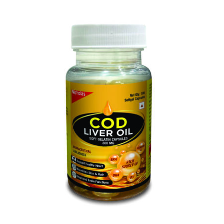 NICHOLAS COD LIVER OIL CAPS